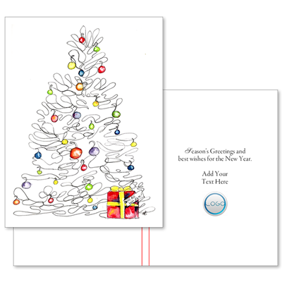 One Continuous Christmas Tree (with Logo/Photo)