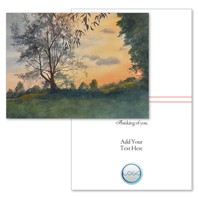 Against an Orange Sky (with Logo/Photo)