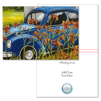 The Blue VW (with Logo/Photo)
