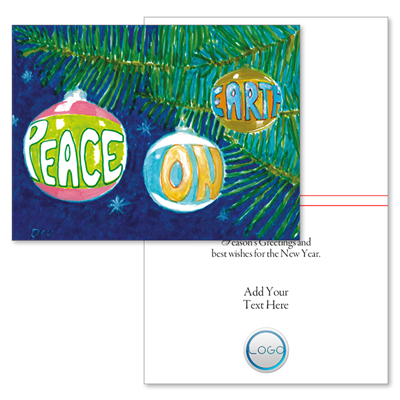 Peace on Earth Ornaments (with Logo/Photo)