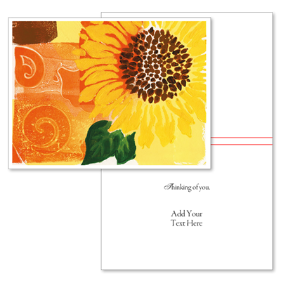 Abstract Sunflower (Type Only)