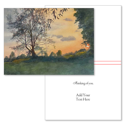 Against an Orange Sky (Type Only)