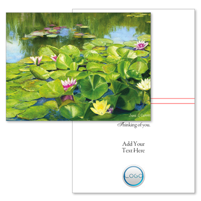 Monet's Water Lilies (with Logo/Photo)