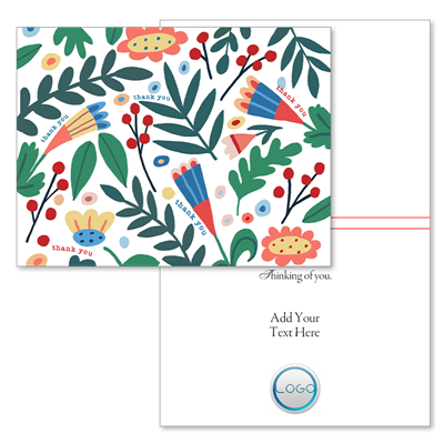 Garden Pattern (with Logo/Photo)